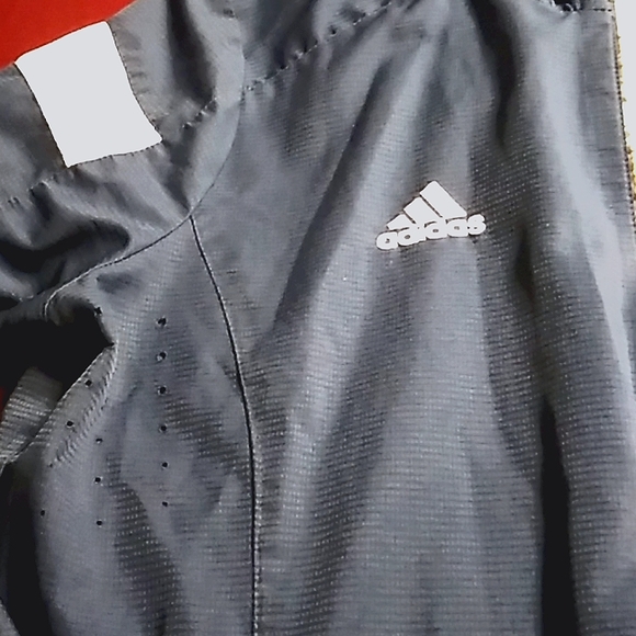 Adidas men's hooded jacket, navy medium - Picture 3 of 13